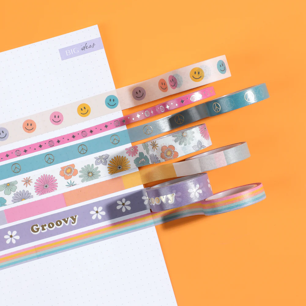 Decades 70s - Washi Tape - 7 Pack - Image 2