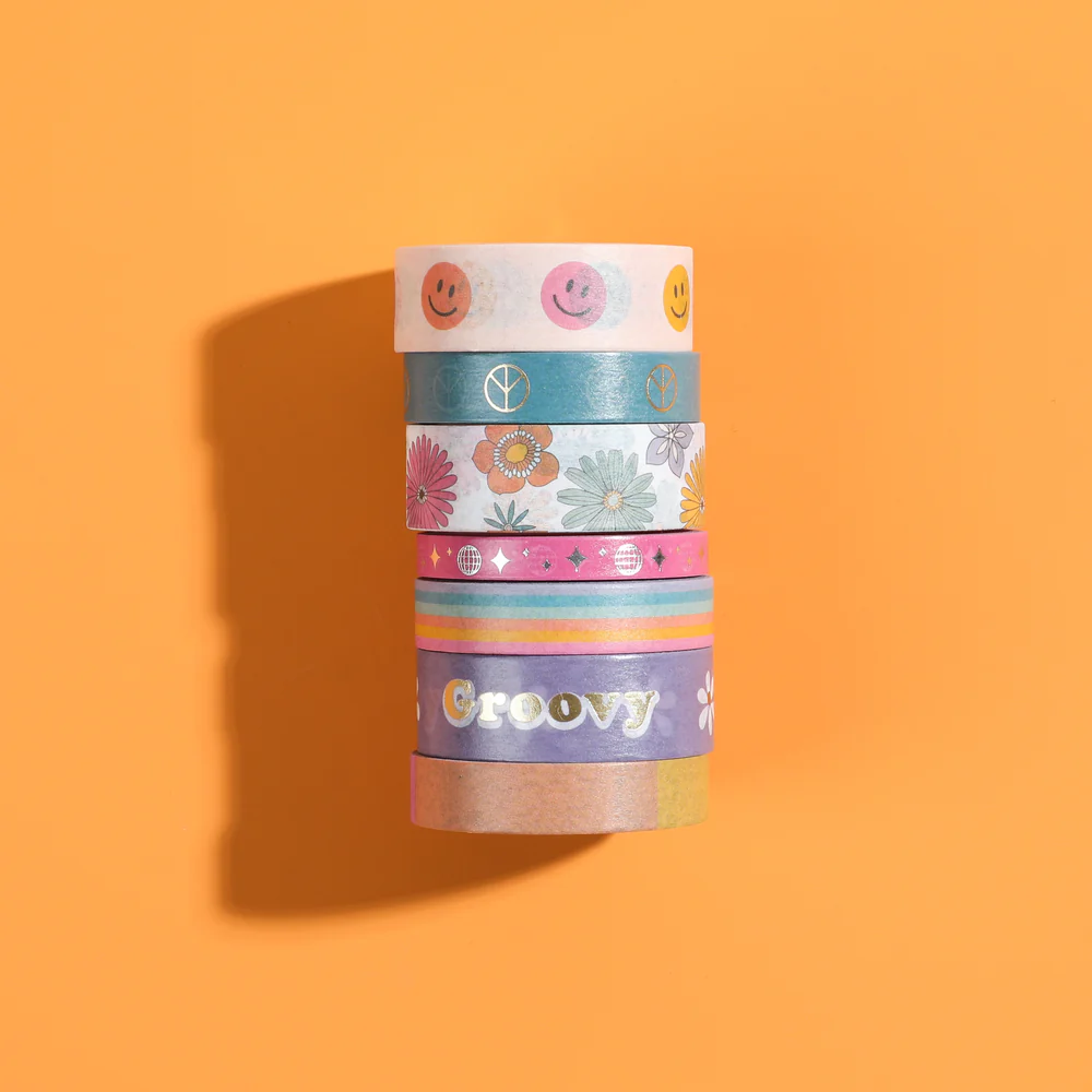 Decades 70s - Washi Tape - 7 Pack - Image 4