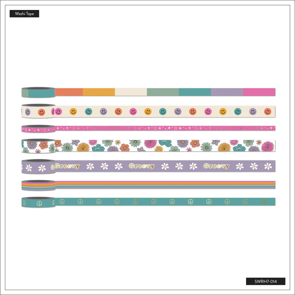 Decades 70s - Washi Tape - 7 Pack - Image 6