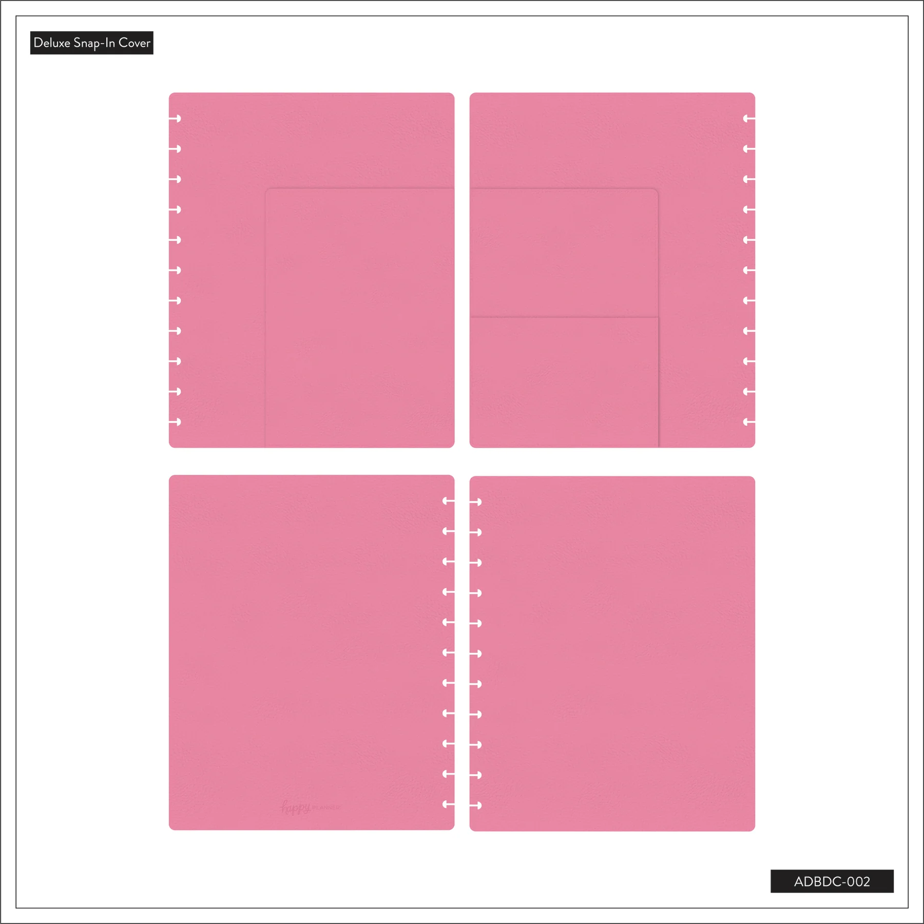 DELUXE Snap In Big Planner Cover - Bubblegum - Image 9