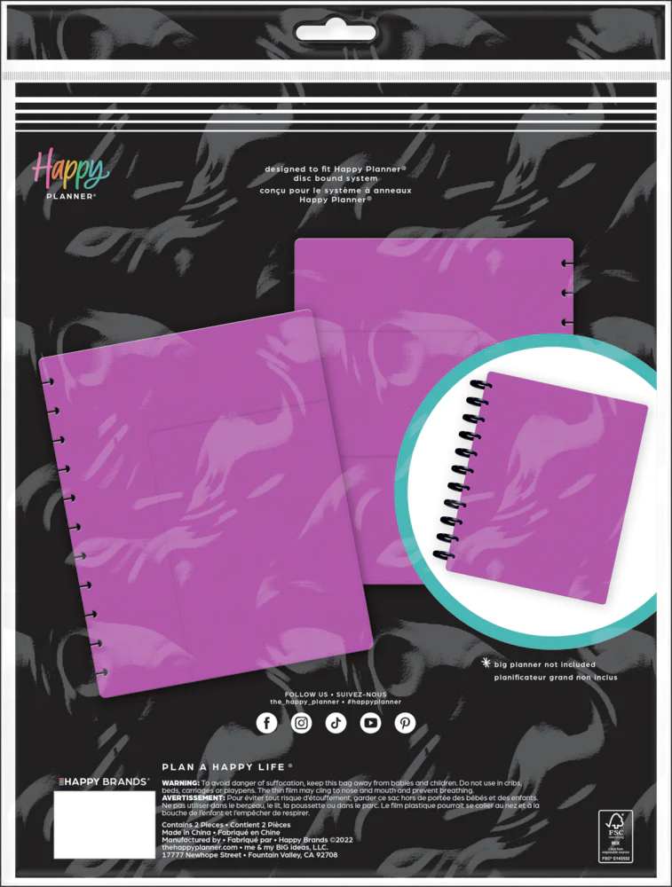 Plum - DELUXE Snap-in Big Planner Cover - Image 7