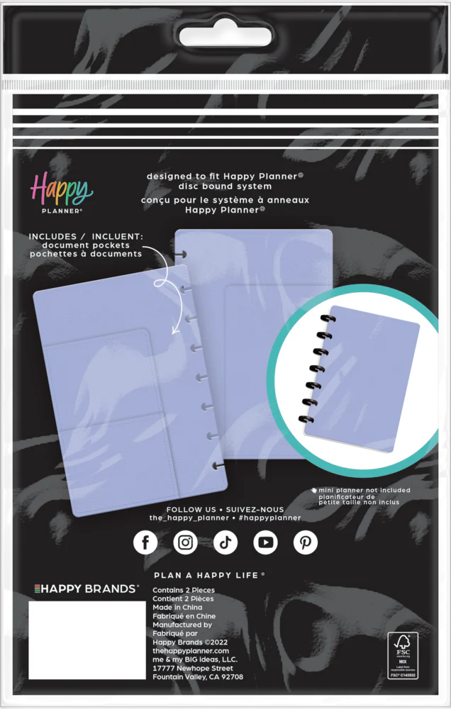 Periwinkle - DELUXE Snap-in Mini Planner Cover - Image 6