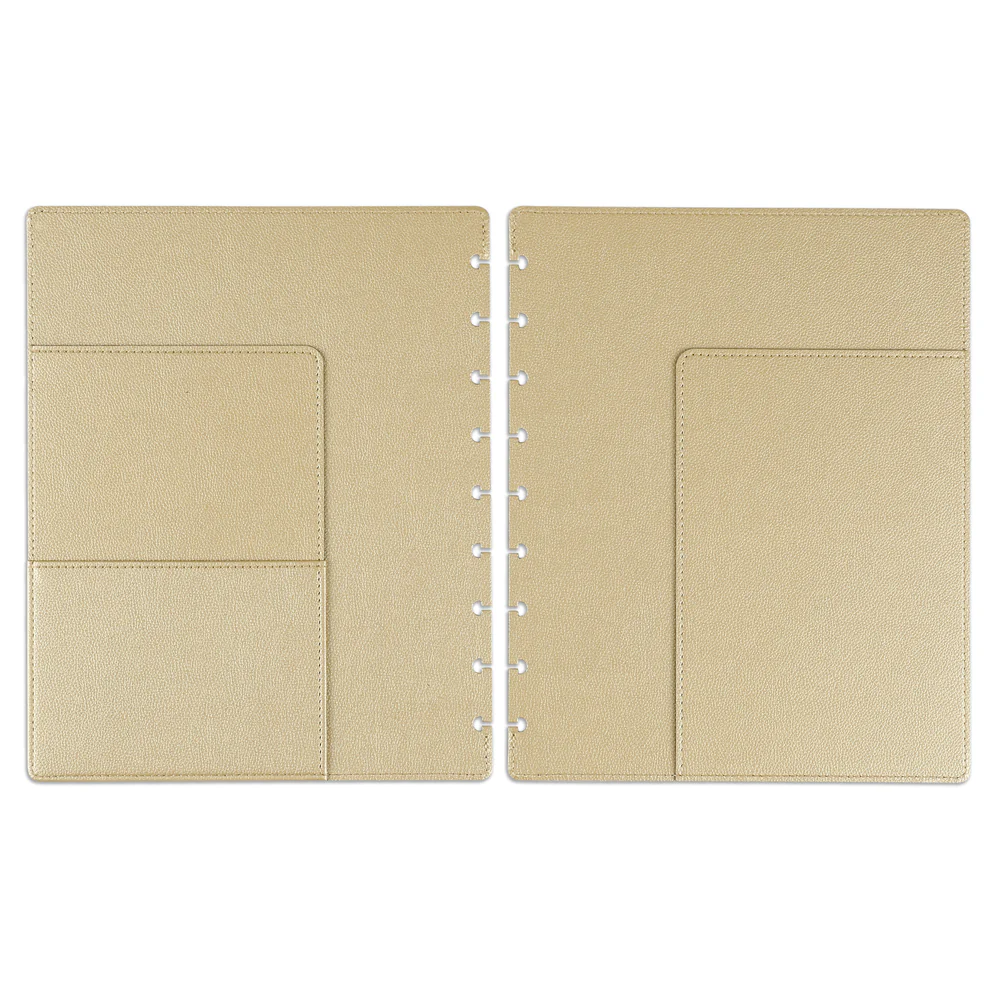 DELUXE Snap In Classic Planner Cover - Gold - Image 3