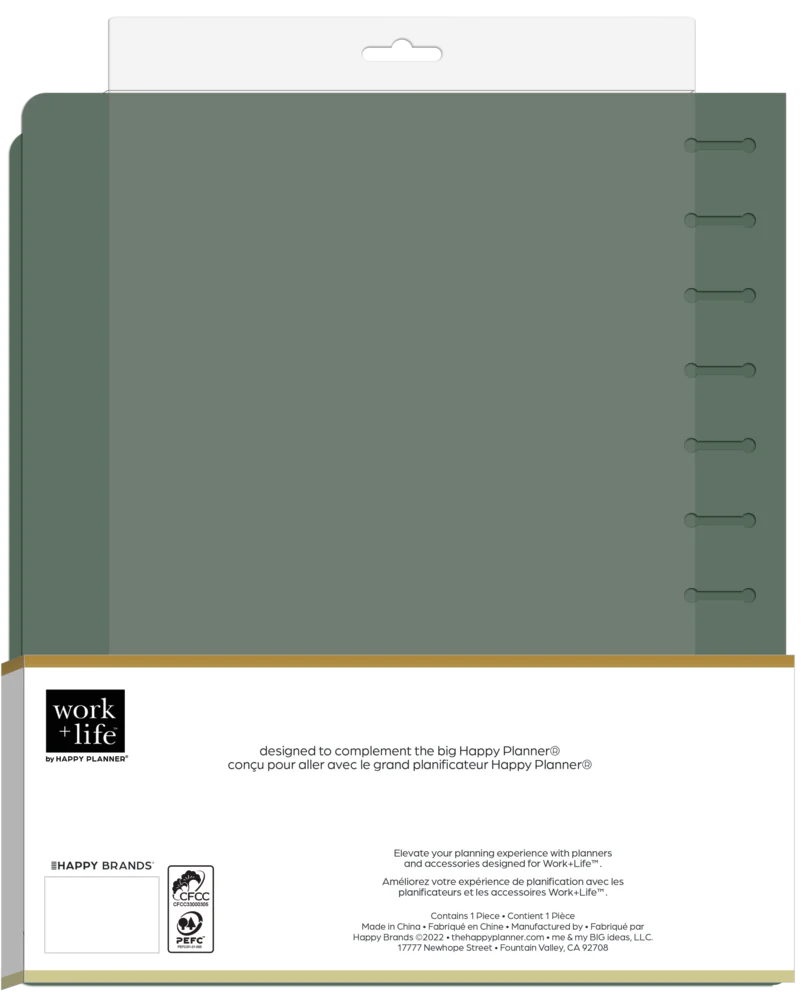 Work + Life Ivy & Rose - DELUXE Big Planner Cover - Image 6