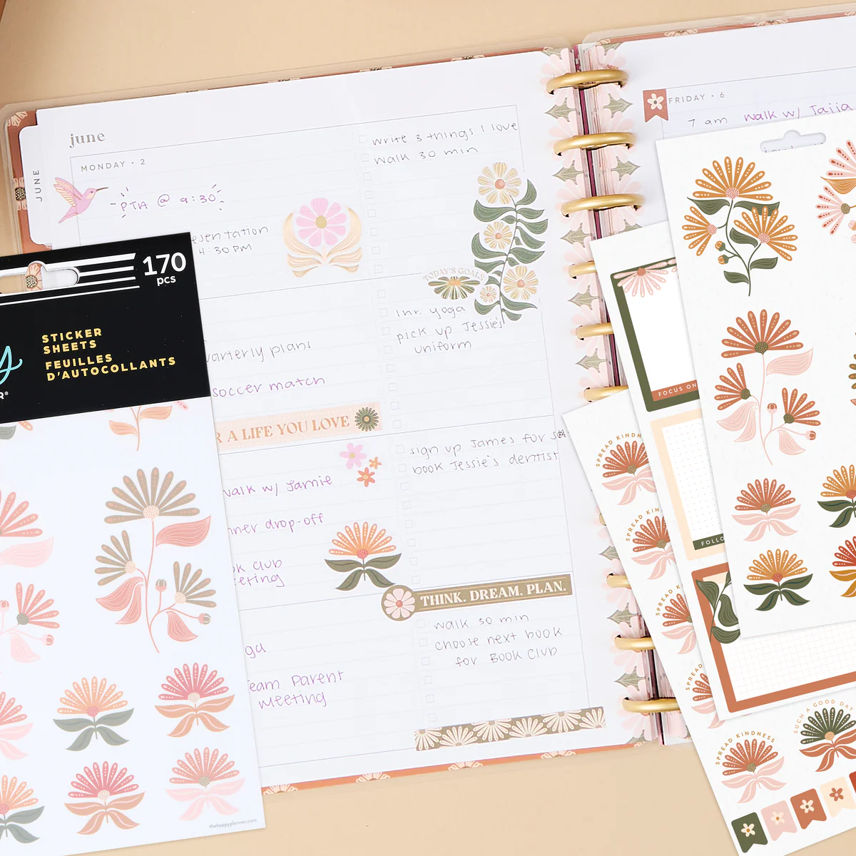 Desert Rose - 10 Sticker Sheets - Image 2