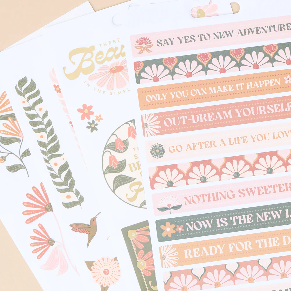 Desert Rose - 10 Sticker Sheets - Image 3