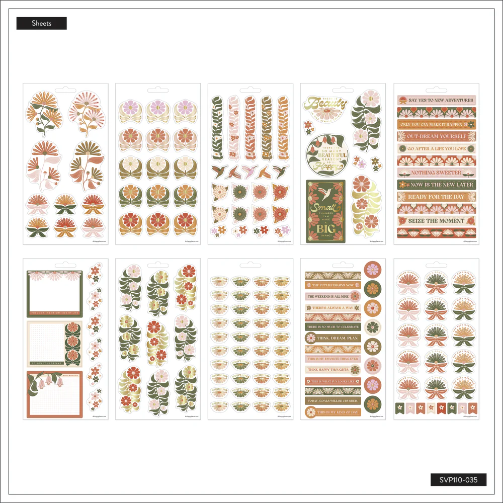 Desert Rose - 10 Sticker Sheets - Image 5
