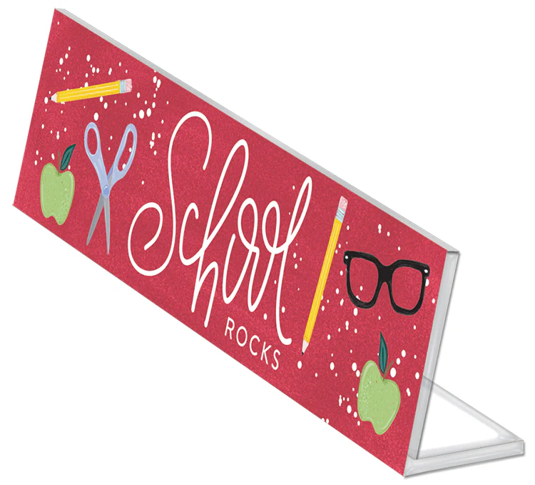 Desk Plaque - School Rocks - Image 2