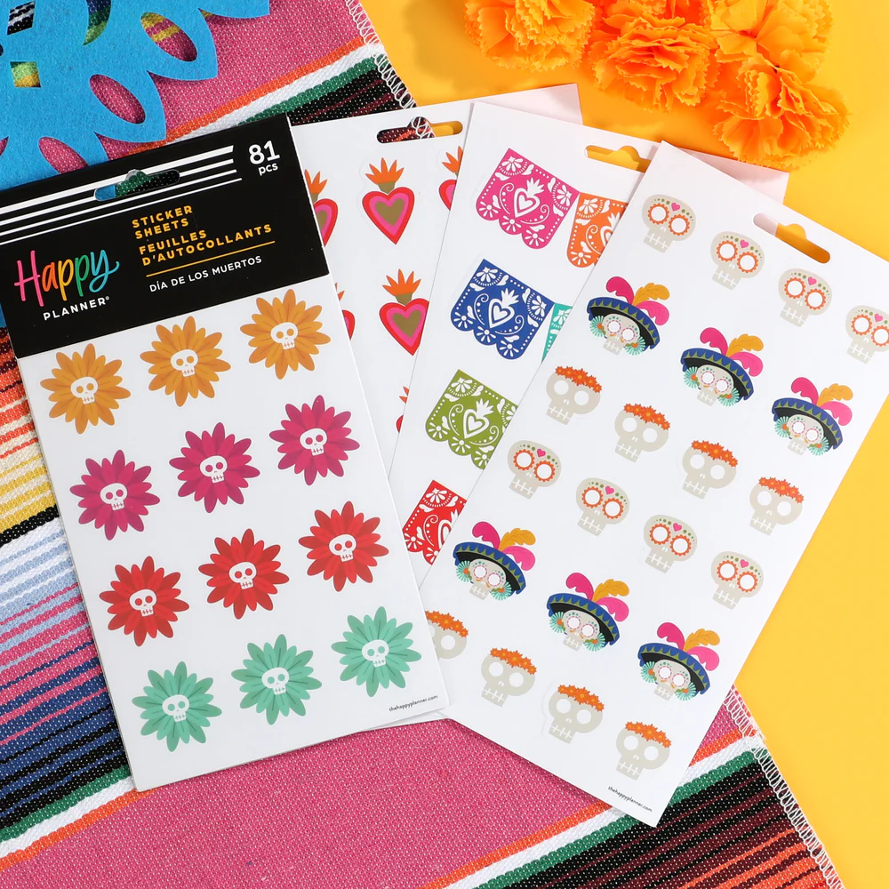 DĂa de los Muertos - 5 Sticker Sheets - Image 2