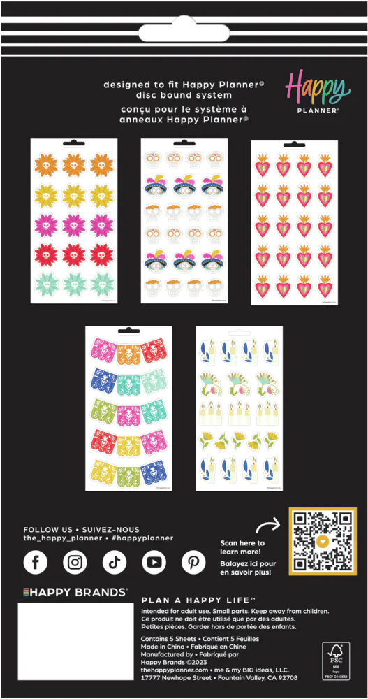 DĂa de los Muertos - 5 Sticker Sheets - Image 6