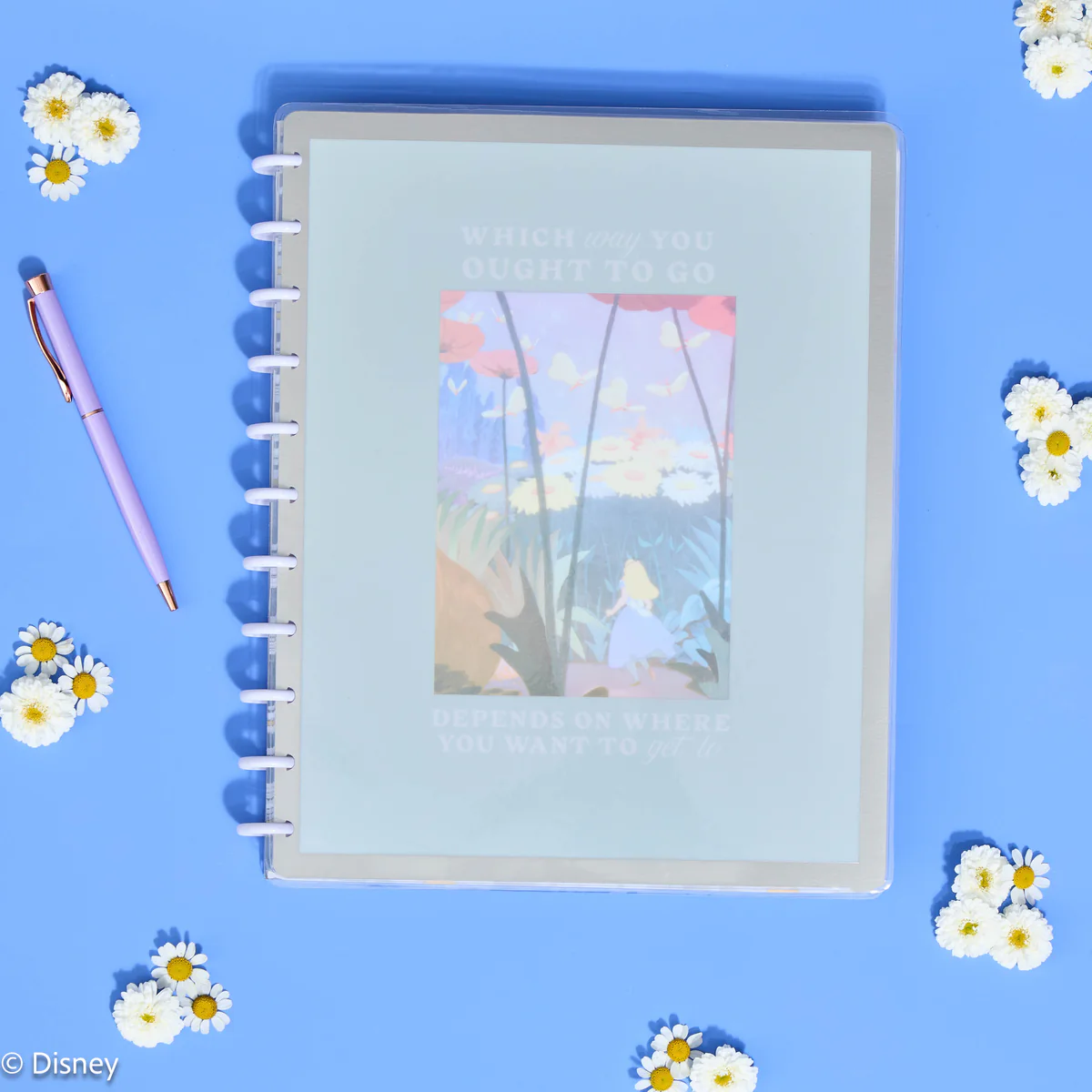 Disney Alice in Wonderland Curious - Dotted Lined Big Notebook - 60 Sheets - Image 3