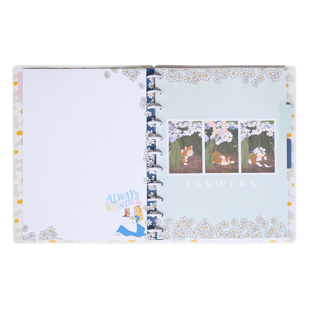 Disney Alice in Wonderland Curious - Dotted Lined Big Notebook - 60 Sheets - Image 4