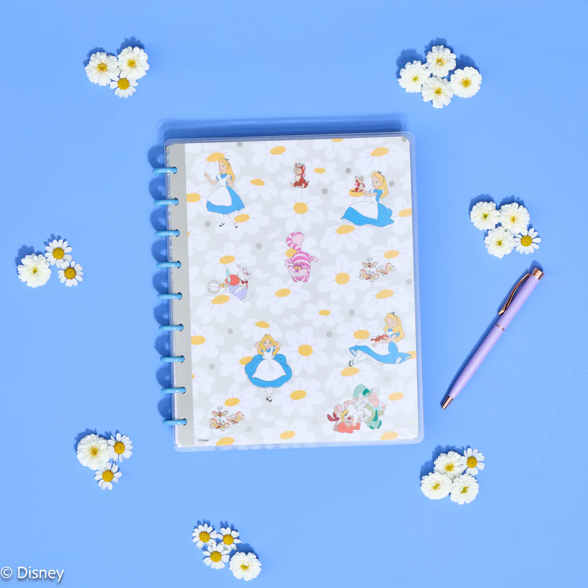 Disney Alice in Wonderland Curious - Dotted Lined Classic Notebook - 60 Sheets - Image 3