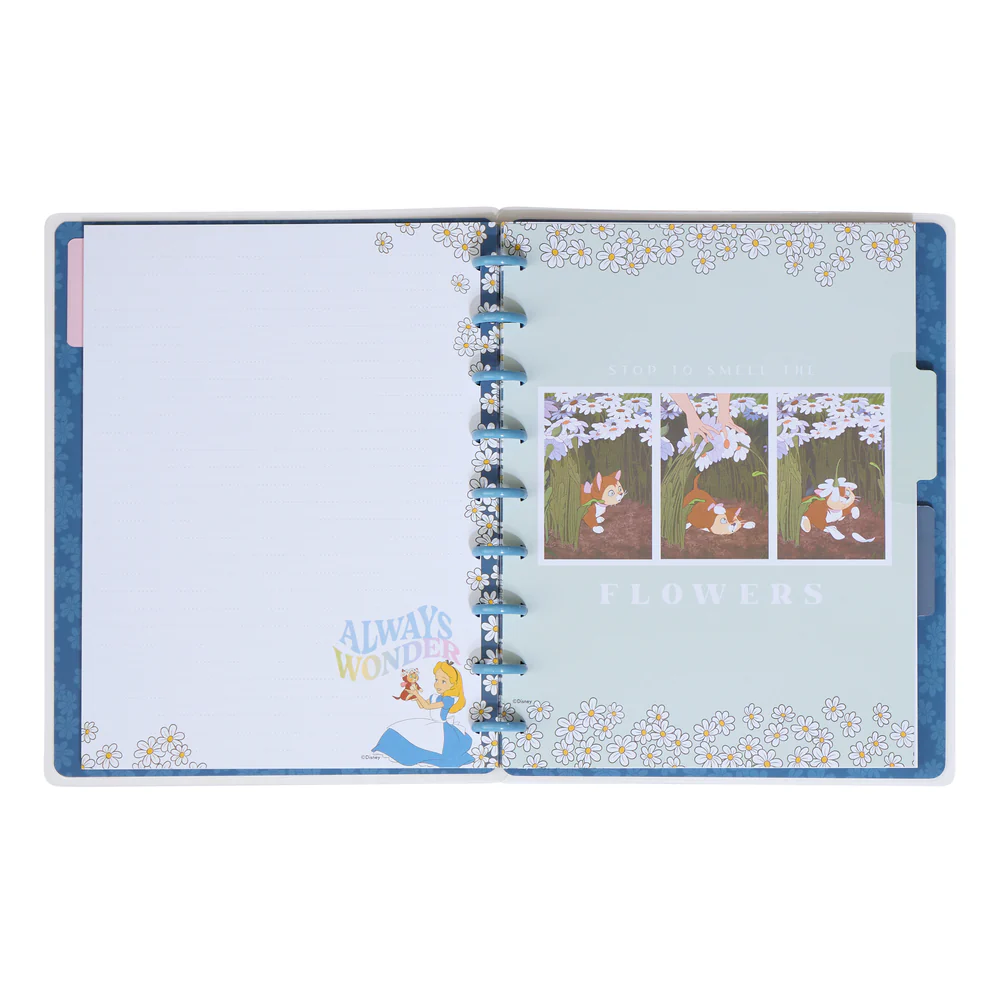 Disney Alice in Wonderland Curious - Dotted Lined Classic Notebook - 60 Sheets - Image 4