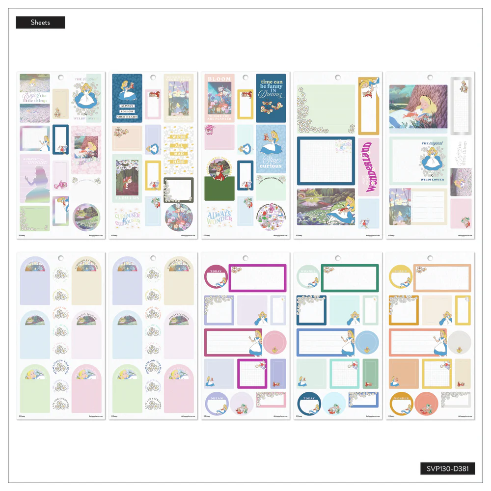Disney Alice in Wonderland Curious - Value Pack Stickers - Image 6