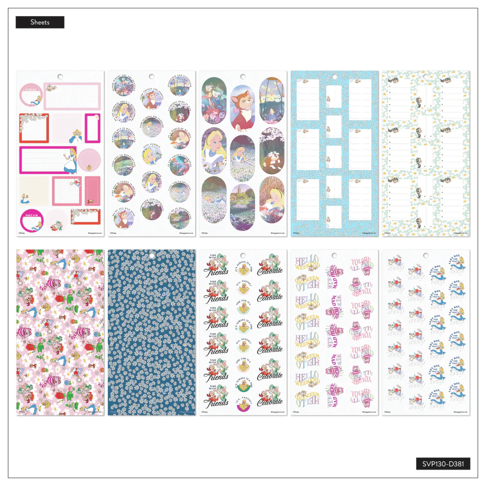 Disney Alice in Wonderland Curious - Value Pack Stickers - Image 7