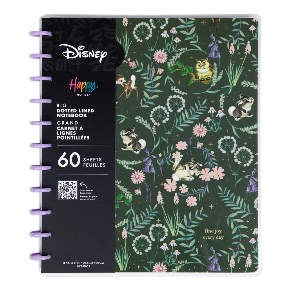 Disney Bambi Springtime - Dotted Lined Big Notebook - 60 Sheets - Image 7