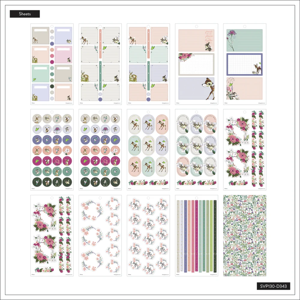 Disney Bambi Springtime - Value Pack Stickers - Big - Image 6