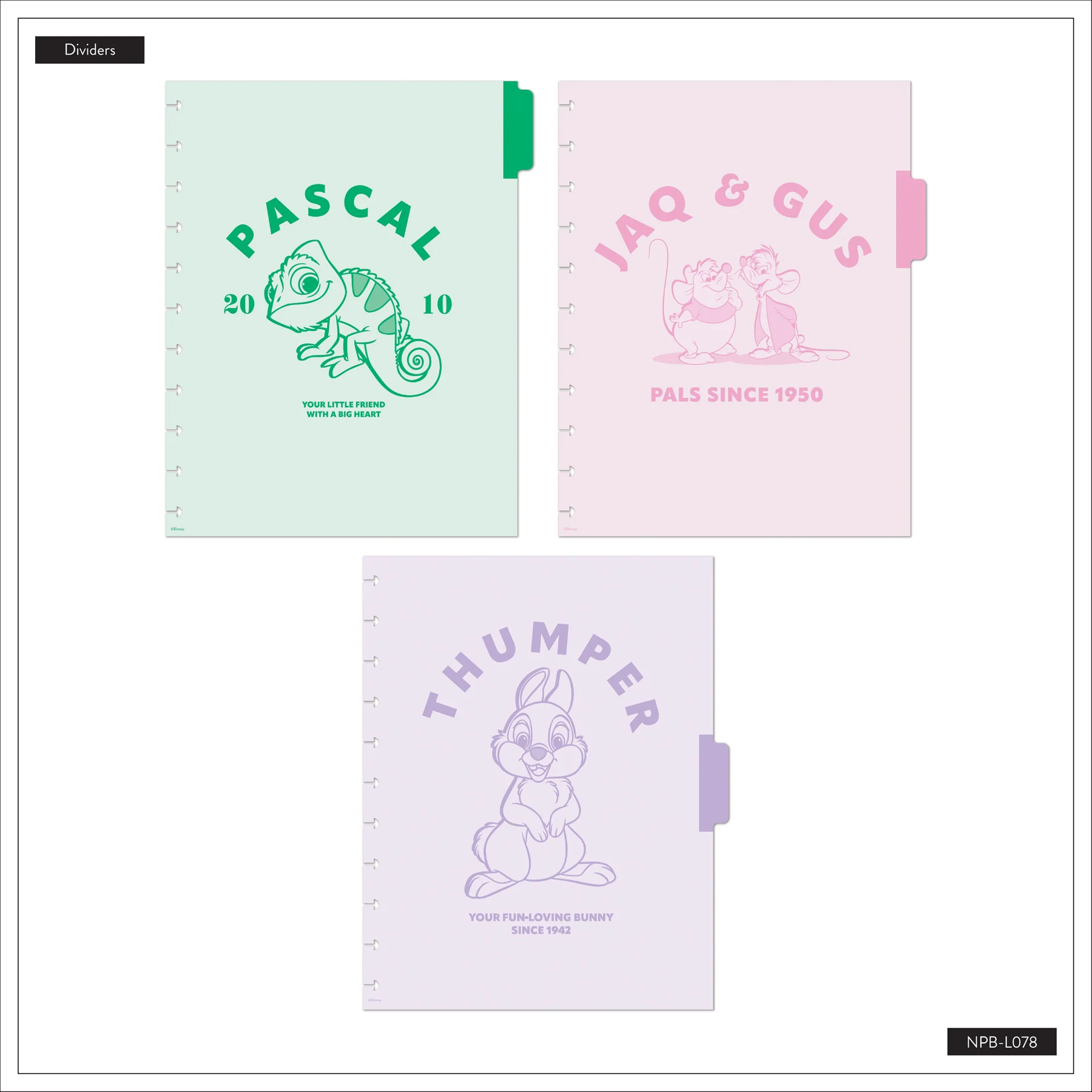 Disney Best Pals - Dotted Lined Big Notebook - 60 Sheets - Image 11