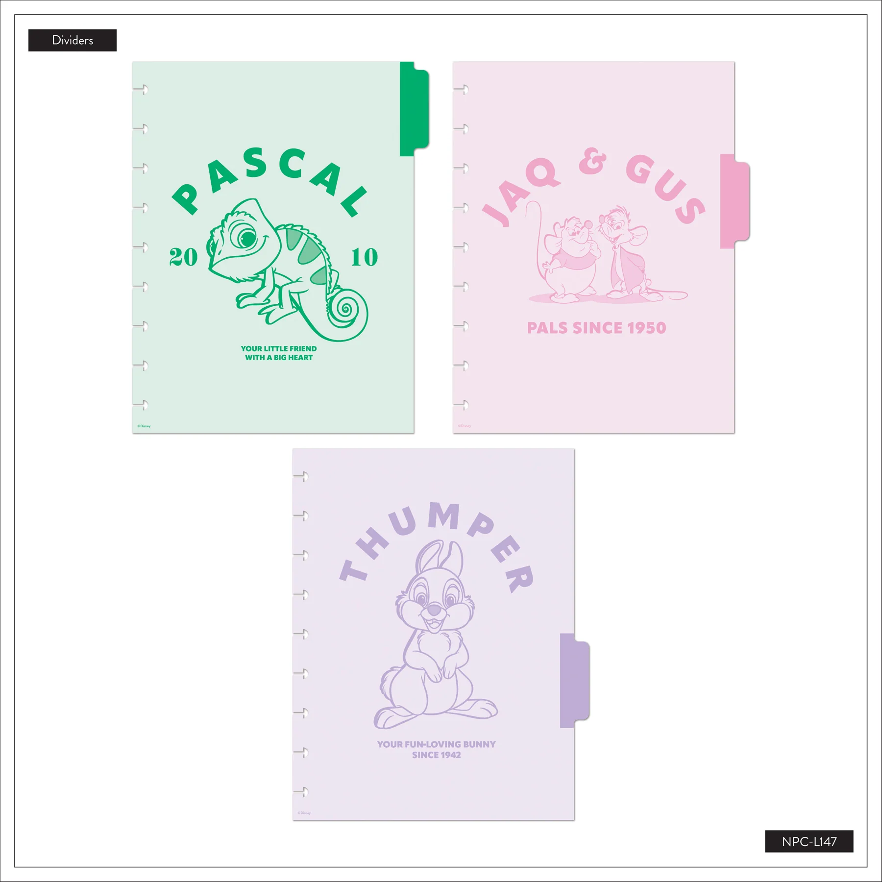 Disney Best Pals - Dotted Lined Classic Notebook - 60 Sheets - Image 10