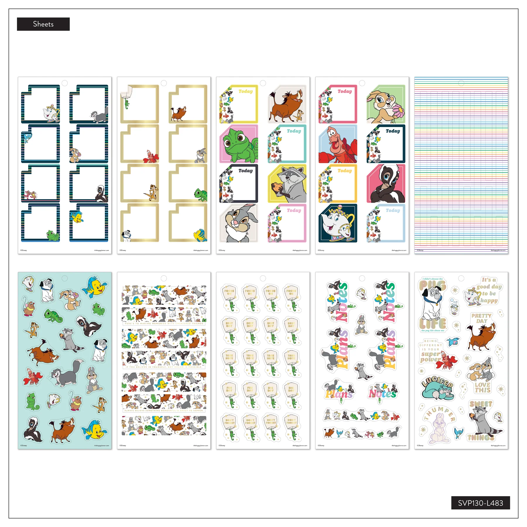 Disney Best Pals - Value Pack Stickers - Image 8