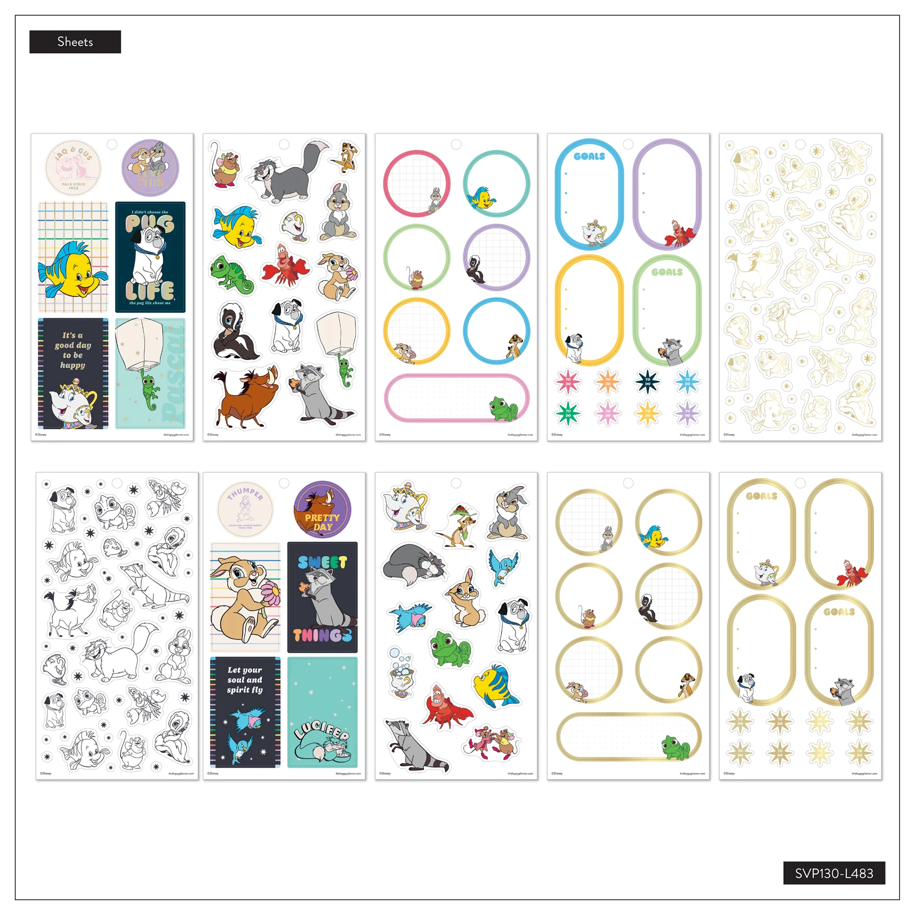 Disney Best Pals - Value Pack Stickers - Big - Image 8