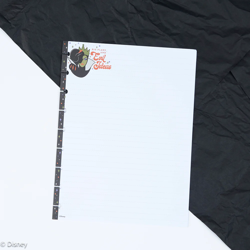 Disney Good vs. Evil - Dotted Lined Classic Filler Paper - 40 Sheets - Image 3