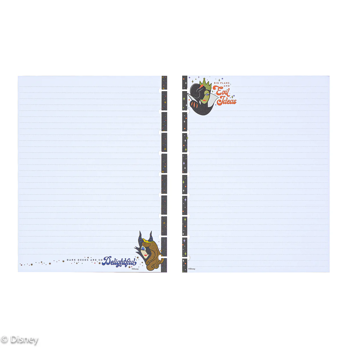 Disney Good vs. Evil - Dotted Lined Classic Filler Paper - 40 Sheets - Image 4