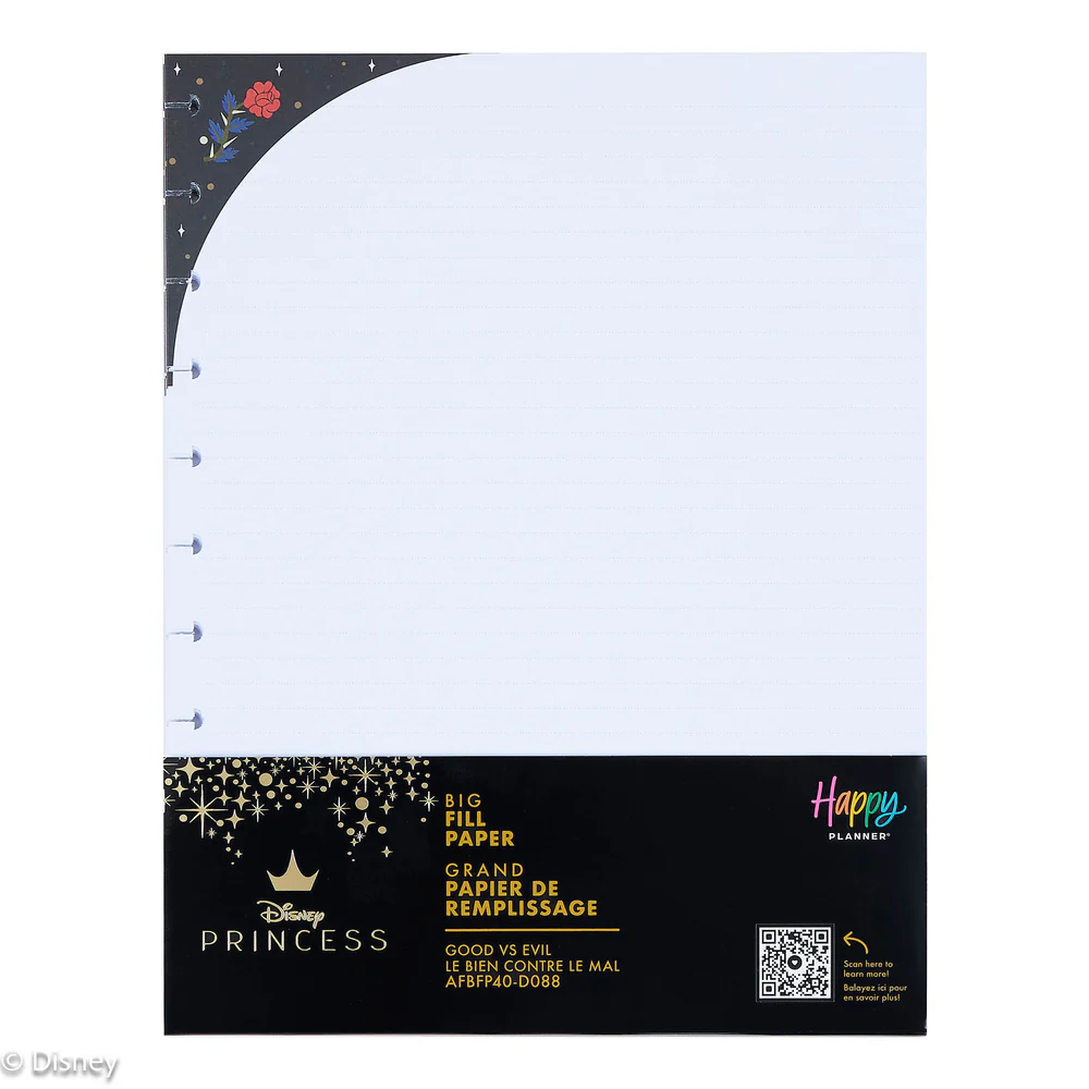 Disney Good vs. Evil - Dotted Lined + Dot Grid Big Filler Paper - 40 Sheets - Image 5