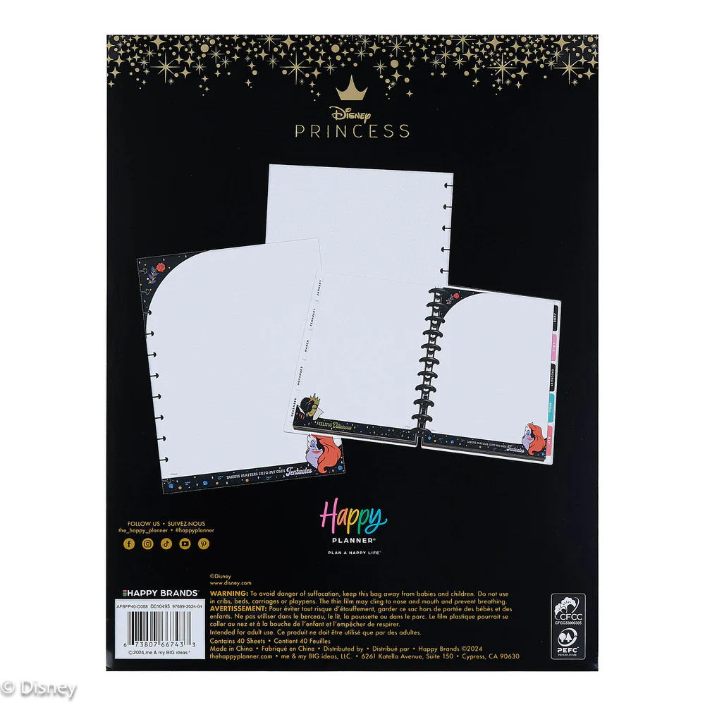 Disney Good vs. Evil - Dotted Lined + Dot Grid Big Filler Paper - 40 Sheets - Image 6