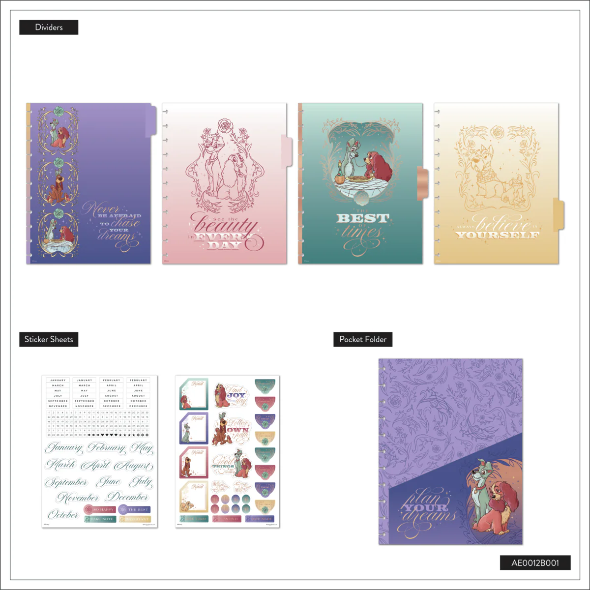 Disney Lady & The Tramp - Big Dashboard Extension Pack - 4 Months - Image 7
