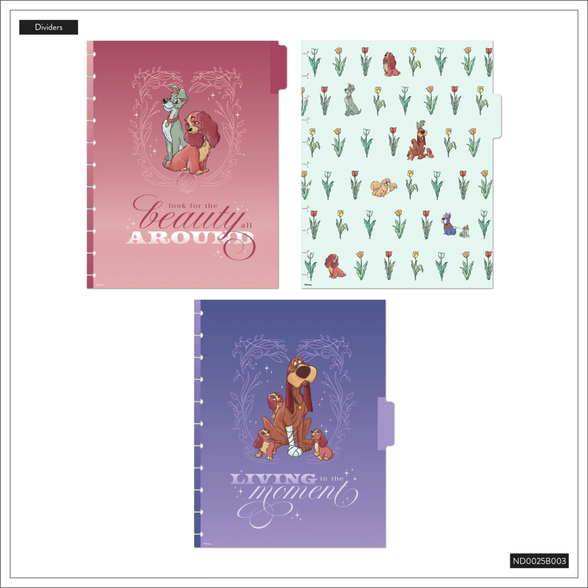 Disney Lady & The Tramp - Dotted Lined Big Notebook - 60 Sheets - Image 7