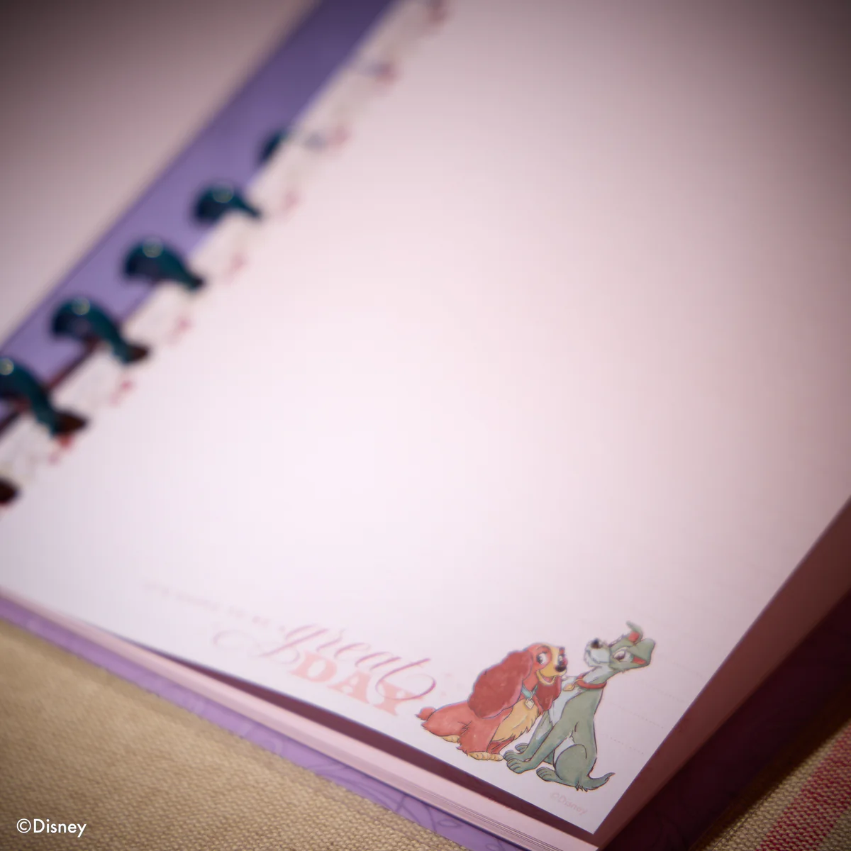 Disney Lady & The Tramp - Dotted Lined Classic Filler Paper - 40 Sheets - Image 3
