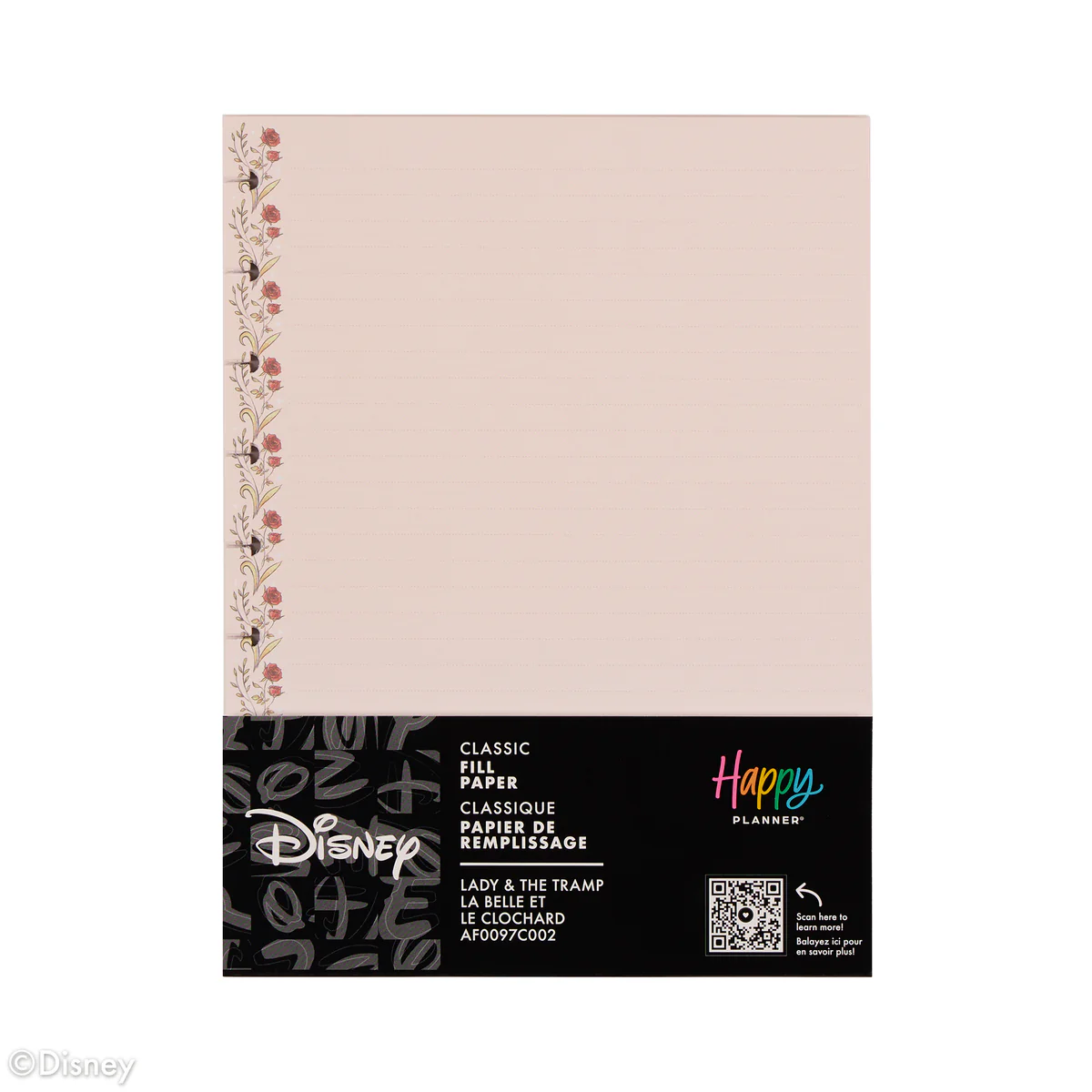 Disney Lady & The Tramp - Dotted Lined Classic Filler Paper - 40 Sheets - Image 6