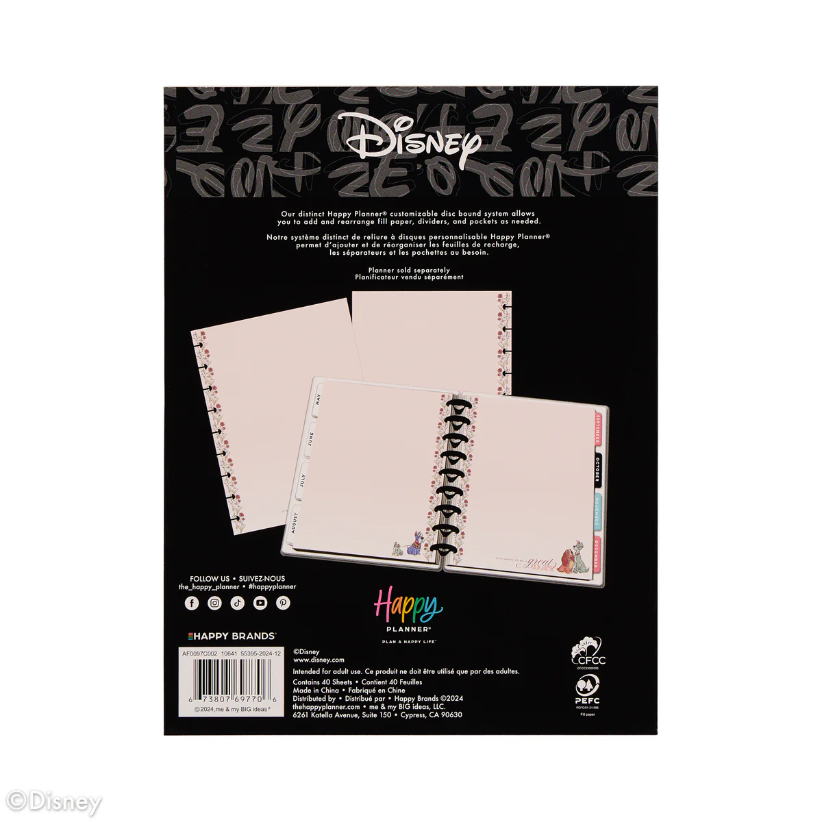 Disney Lady & The Tramp - Dotted Lined Classic Filler Paper - 40 Sheets - Image 7