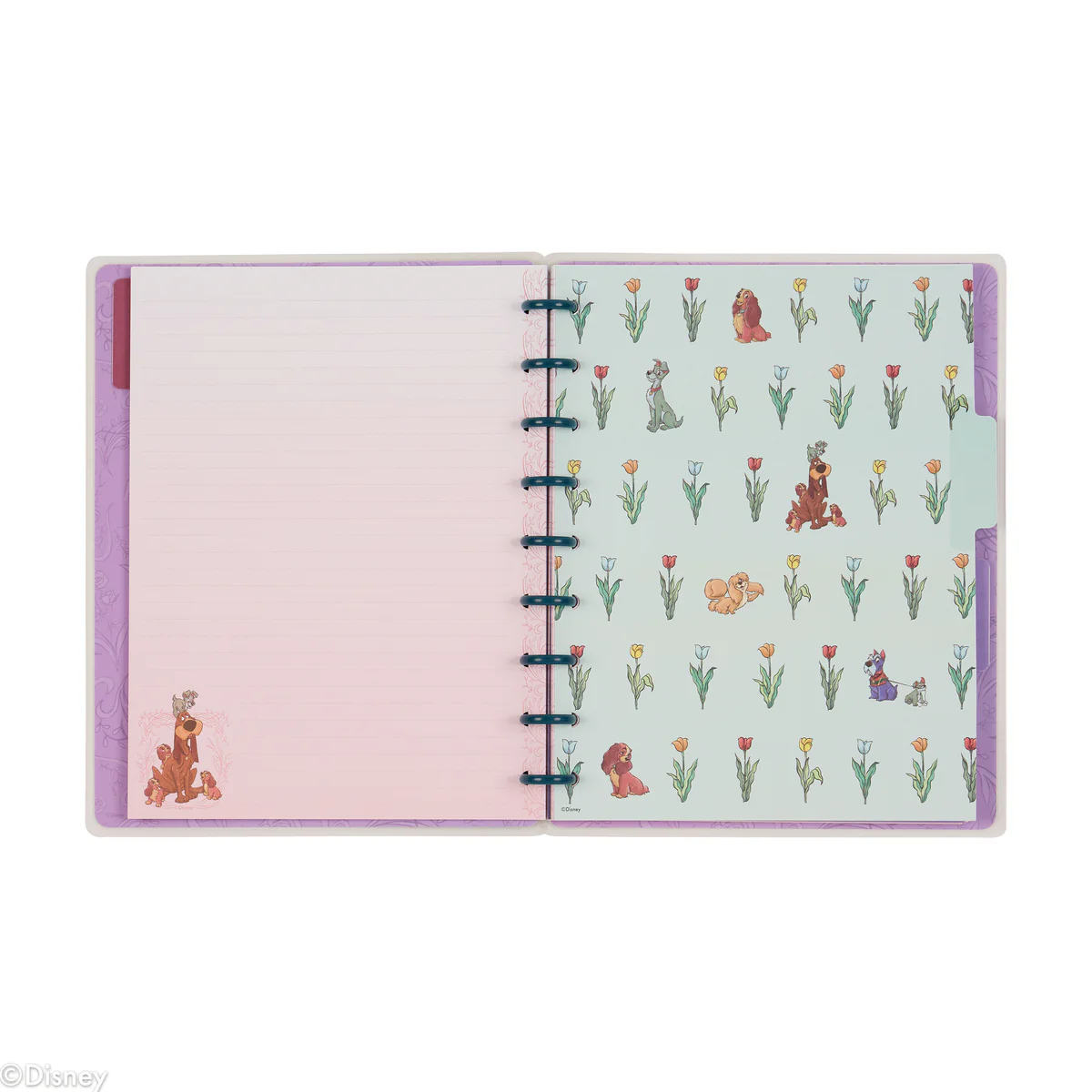 Disney Lady & The Tramp - Dotted Lined Classic Notebook - 60 Sheets - Image 16