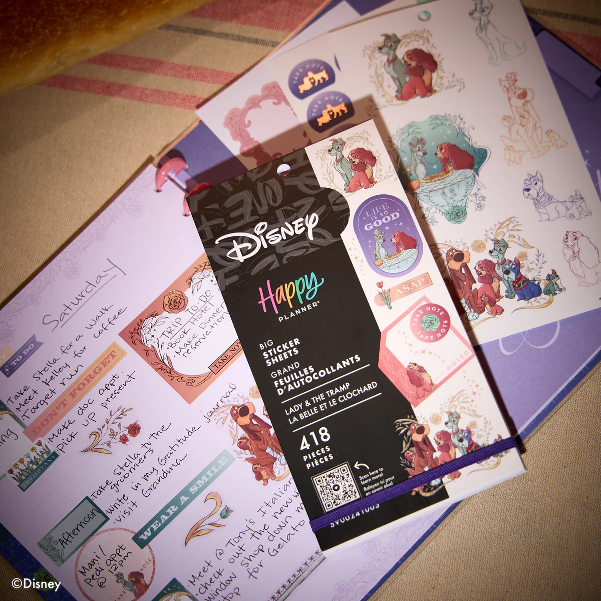 Disney Lady & The Tramp - Value Pack Stickers - Big - Image 15