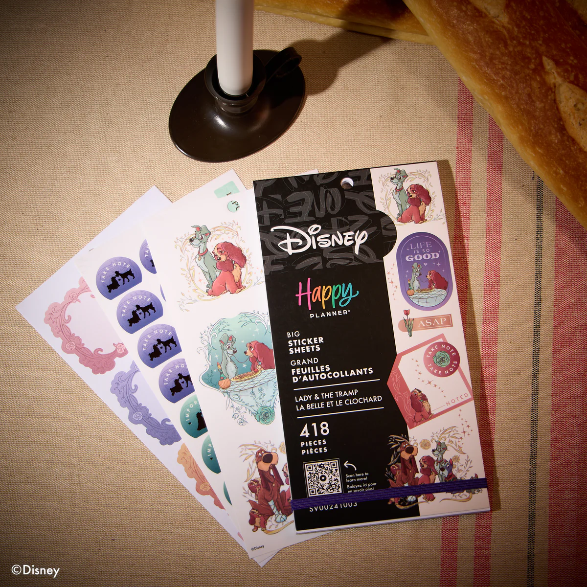 Disney Lady & The Tramp - Value Pack Stickers - Big - Image 4