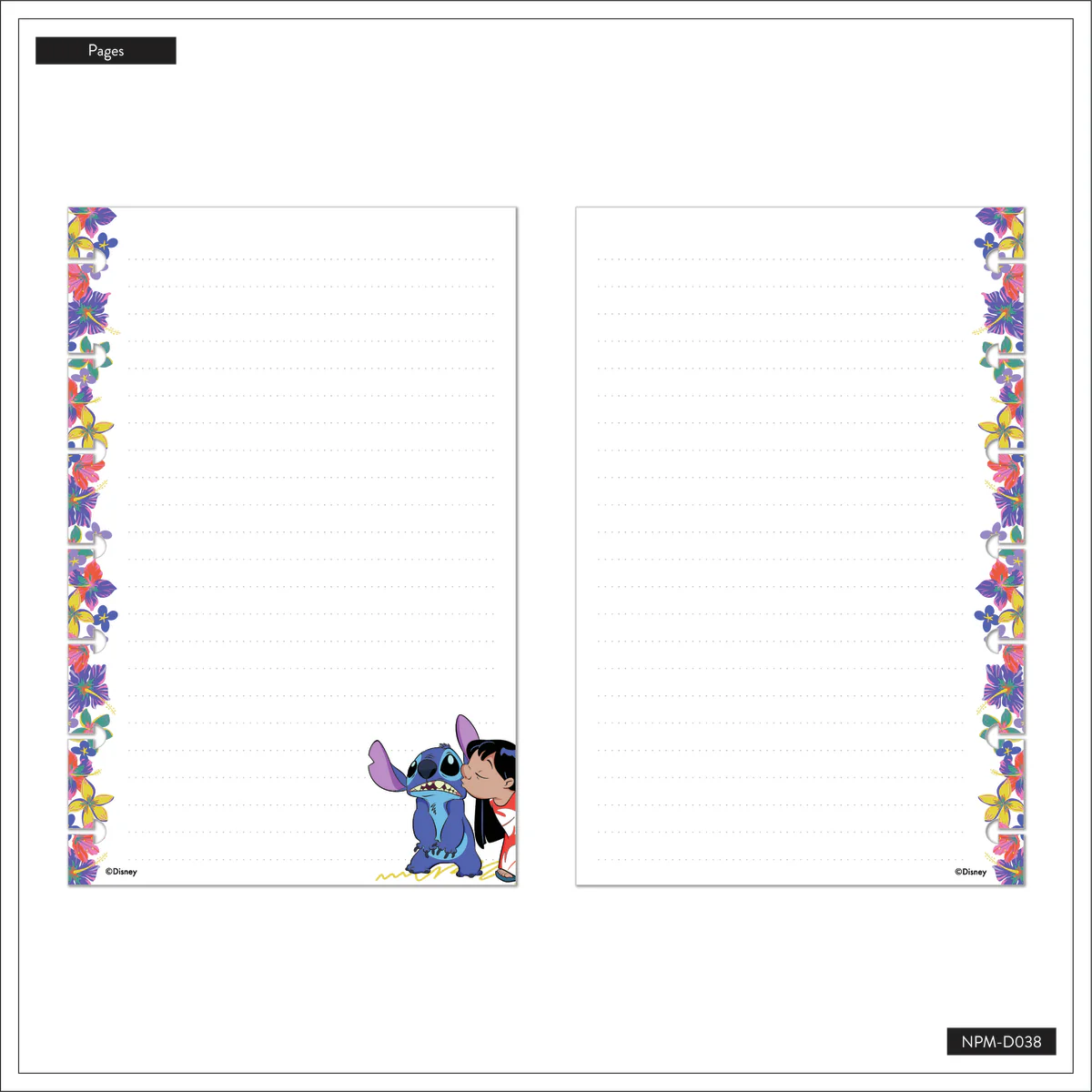 Disney Lilo & Stitch - Dotted Lined Mini Notebook - 60 Sheets - Image 5