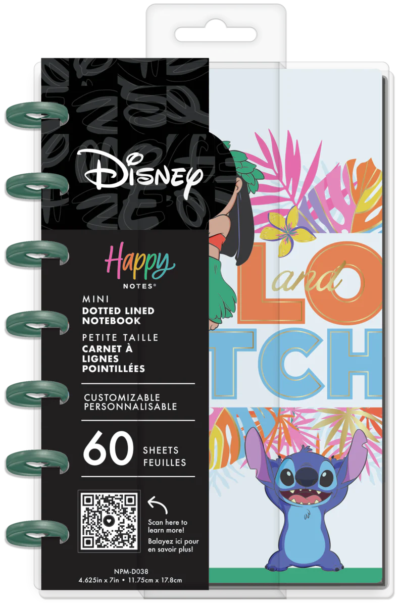 Disney Lilo & Stitch - Dotted Lined Mini Notebook - 60 Sheets - Image 6