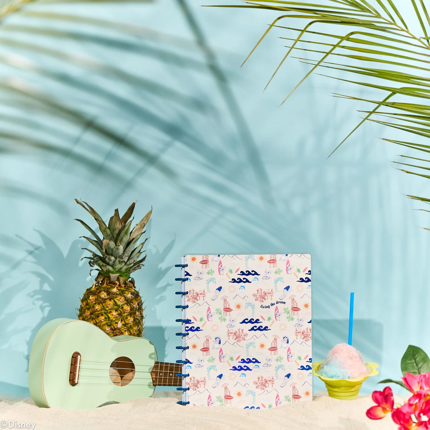 Disney Lilo & Stitch Make Waves - Dotted Lined Big Notebook - 60 Sheets - Image 3