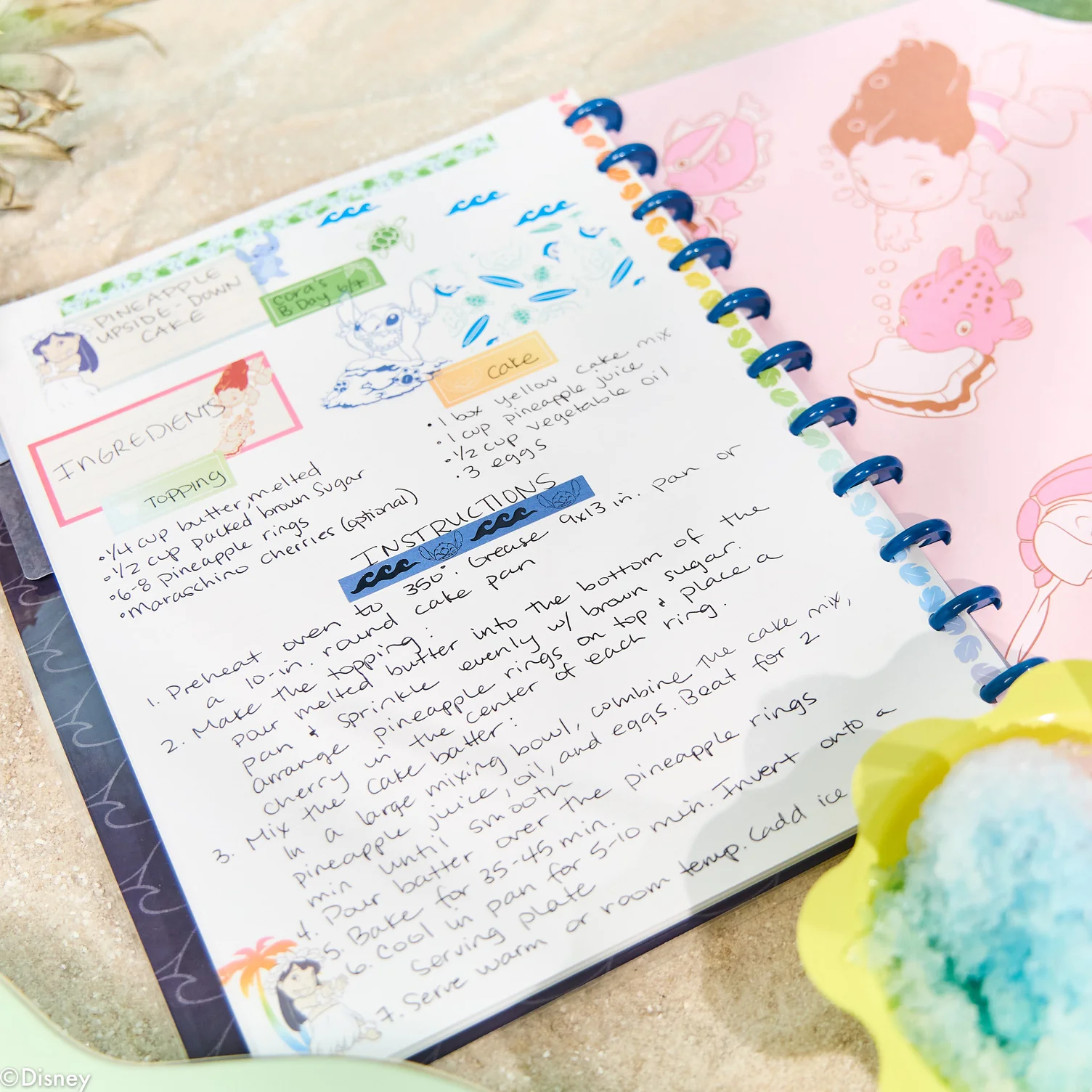 Disney Lilo & Stitch Make Waves - Dotted Lined Big Notebook - 60 Sheets - Image 4