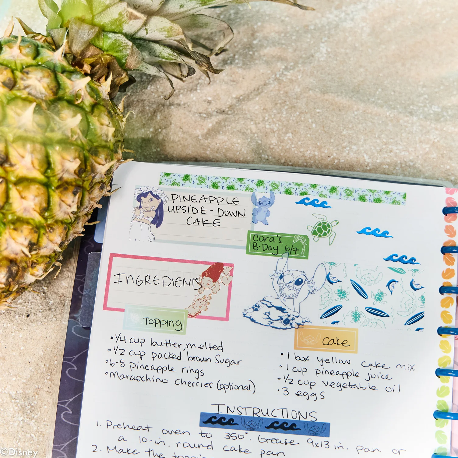 Disney Lilo & Stitch Make Waves - Dotted Lined Big Notebook - 60 Sheets - Image 5