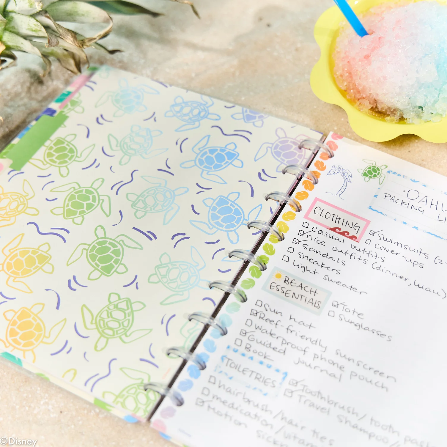 Disney Lilo & Stitch Make Waves - Dotted Lined Classic Notebook - 60 Sheets - Image 4