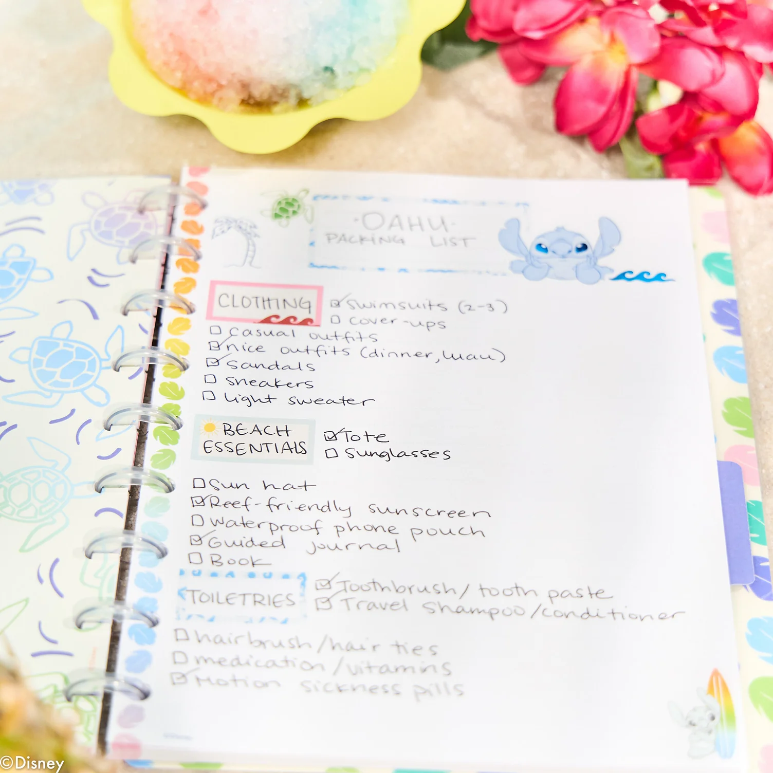 Disney Lilo & Stitch Make Waves - Dotted Lined Classic Notebook - 60 Sheets - Image 5