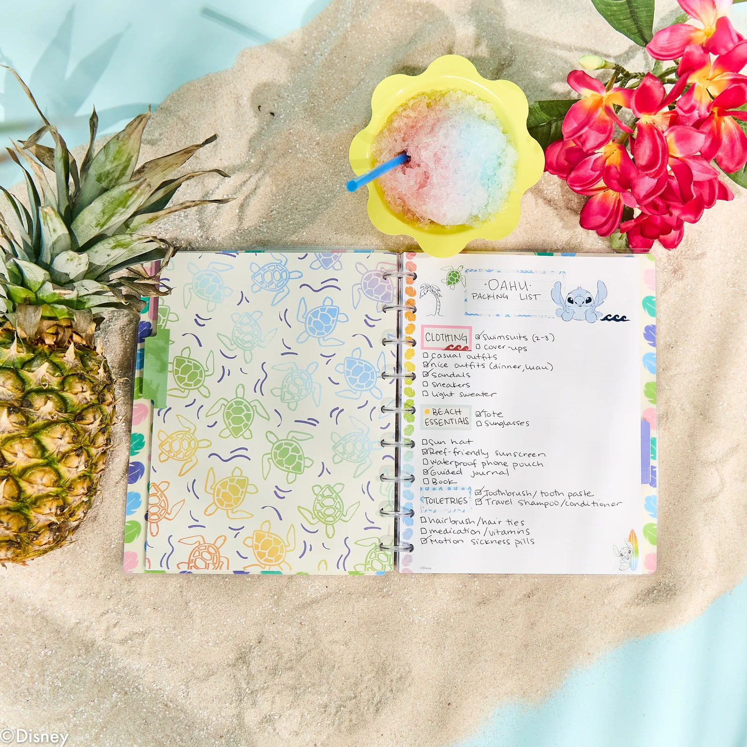 Disney Lilo & Stitch Make Waves - Dotted Lined Classic Notebook - 60 Sheets - Image 9
