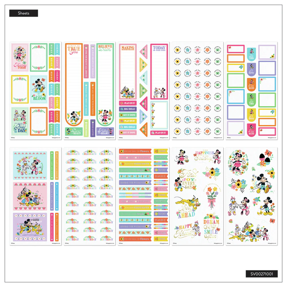 Disney Mickey Mouse & Friends Seasonal - Mega Value Pack Stickers - 100 Sheets - Image 10