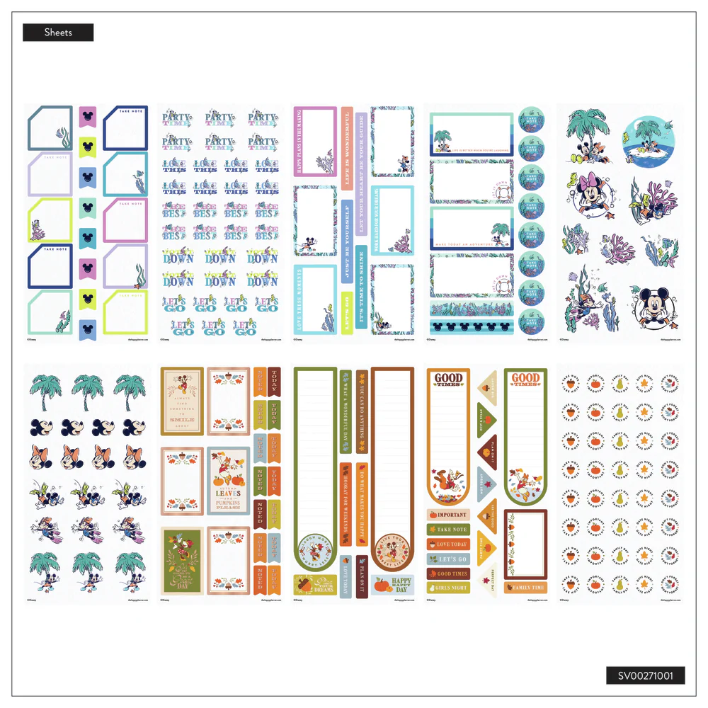 Disney Mickey Mouse & Friends Seasonal - Mega Value Pack Stickers - 100 Sheets - Image 4