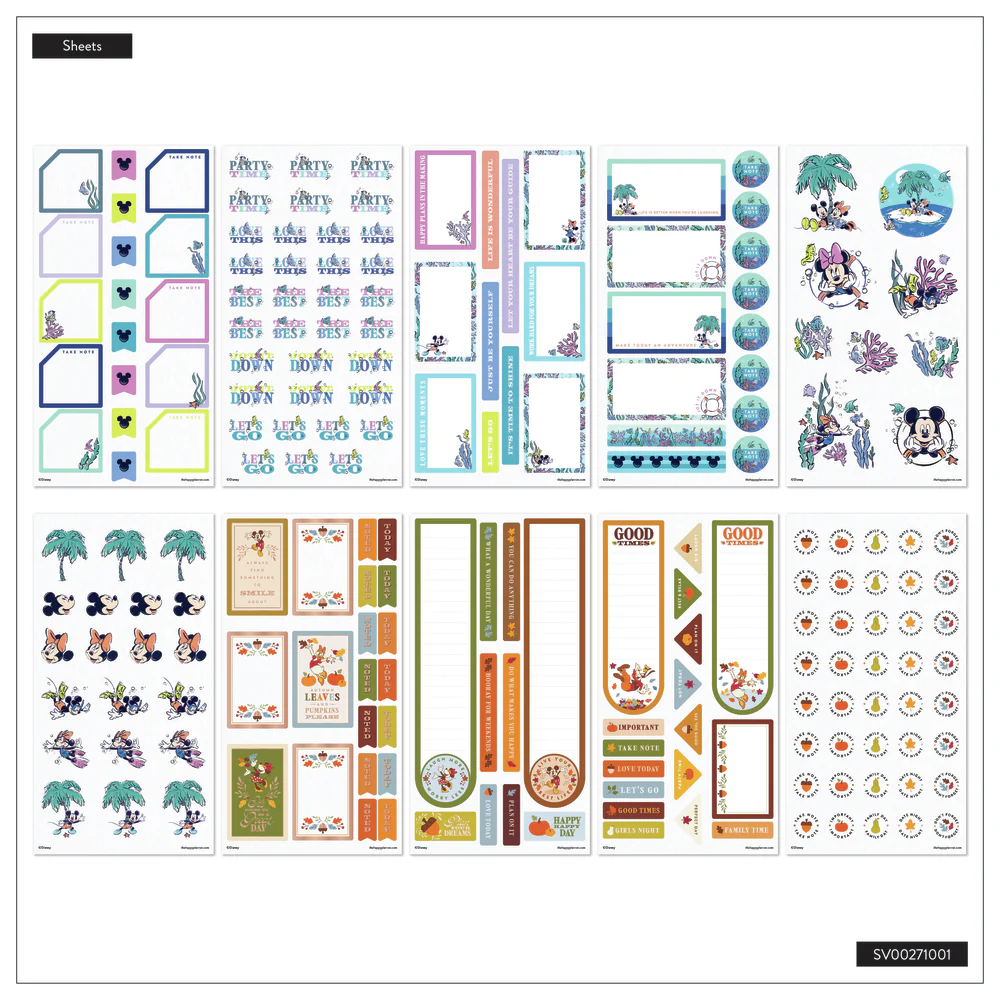 Disney Mickey Mouse & Friends Seasonal - Mega Value Pack Stickers - 100 Sheets - Image 5
