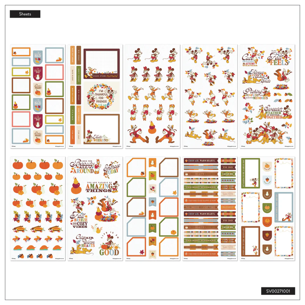 Disney Mickey Mouse & Friends Seasonal - Mega Value Pack Stickers - 100 Sheets - Image 6
